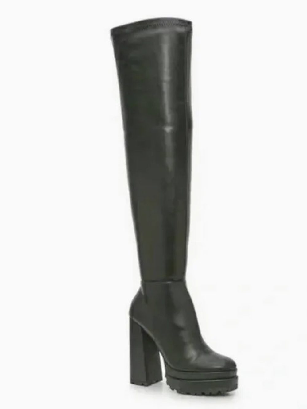 Jennifer Lopez Black Over-the-Knee Boots New Without Box size 6.5